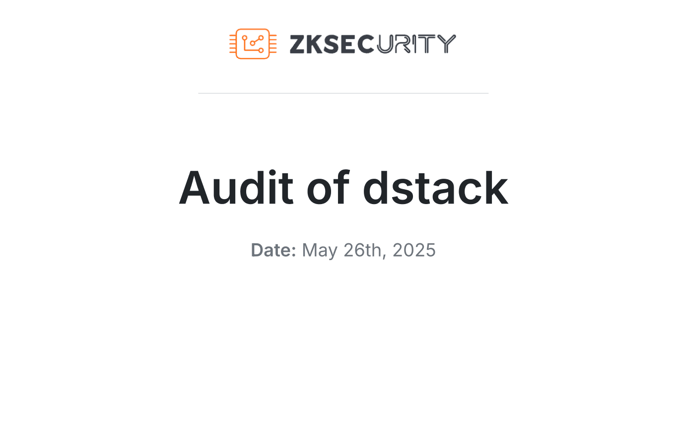 Security Audit Report Cover